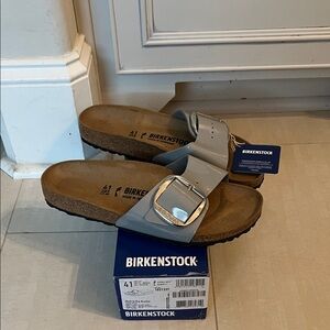 Birkenstock Madrid patent sandals